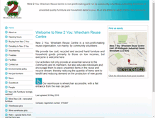 Tablet Screenshot of new2youwrexham.co.uk